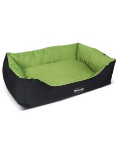 Лежанка для собаки оксфорд 40x50x16см зеленый Scruffs