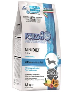 Сухой корм для собак Diet Mini рыба 1 5кг Forza10