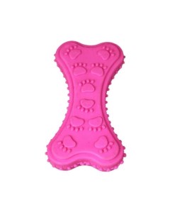 Игрушка для собак Кость 10 5 см розовый Nobrand