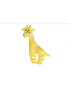 Игрушка для собак Жираф с пищалкой желтый 27 х 14 х 5 см Flamingo