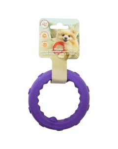 Жевательная игрушка для собак фиолетовый 11 см Зооник
