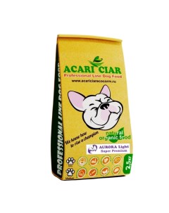 Сухой корм для собак AURORA Light телятина Super Premium мини гранулы 2 5 кг Acari ciar