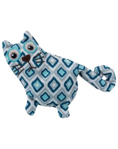 Мягкая игрушка для кошек Cat плюш синий 15 см Trixie