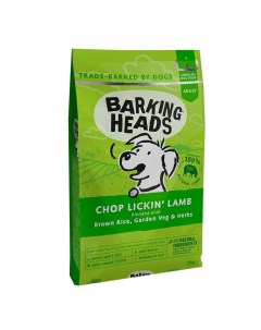 Сухой корм для собак Adult Chop Lickin Lamb ягненок рис 12кг Barking heads