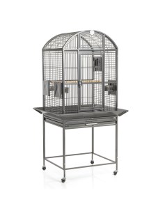 Клетка для птиц Cages Finca Dome тёмно серая 77х72х15 см Montana