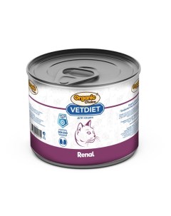 Консервы для кошек Vet Renal свинина 12шт по 240г Organic сhoice