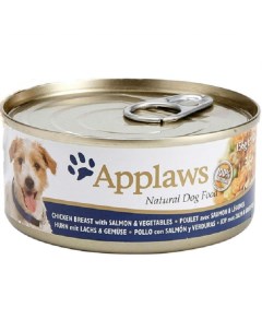 Консервы для собак Natural dog food курица лосось овощи 156г Applaws