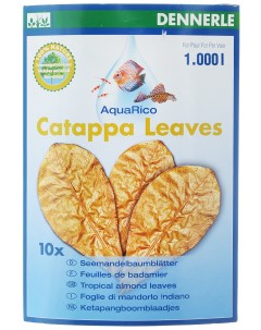 Листья миндаля Catappa Leaves для аквариума 8шт Dennerle
