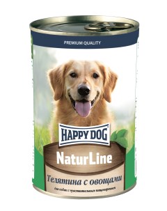 Консервы для собак Nature Line с телятиной и овощами 20 шт по 410 г Happy dog