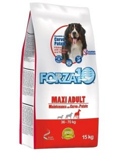 Сухой корм для собак Maintenance Adult Maxi оленина картофель 15кг Forza10