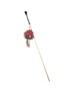 Игрушка махалка для кошек Зверек из норки Микки на веревке 50 см Gosi