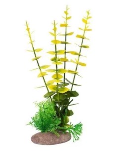 Искусственное растение для аквариума Растения цветные на камне 30 см пластик Penn plax