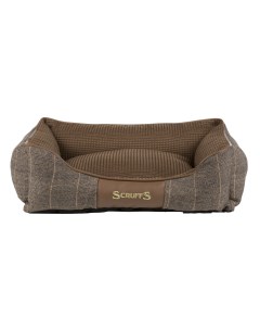 Лежак для собак Windsor с бортиками коричневый 50 х 40 х 14 см Scruffs