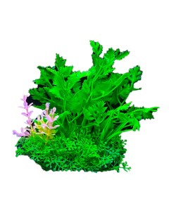 Искусственное аквариумное растение Кустик 00112933 8х5х14 см Ripoma