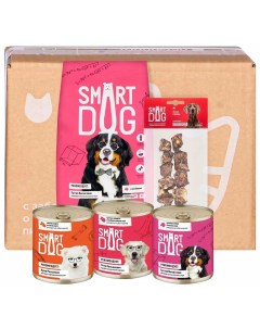 Сухой корм для собак SMART BOX мясо 1 5кг Smart dog
