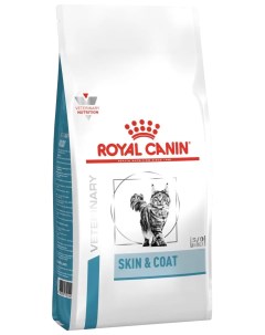 Сухой корм для кошек Skin Coat птица 1 5 кг Royal canin