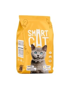 Сухой корм для котят с цыпленком 1 4 кг Smart cat