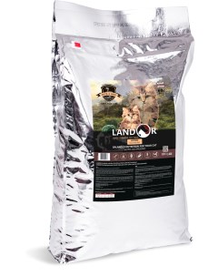 Сухой корм для котят утка с рисом обогащенный 10 кг Landor