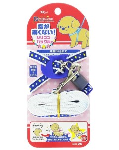 Шлейка с поводком для собак Легко надеть 20 40 см до 6 к Синий Japan premium pet