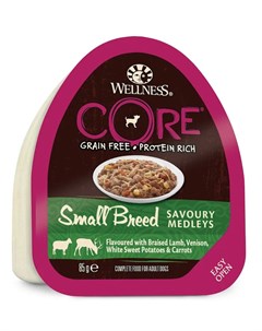 Влажный корм для собак Core Wellness баранина оленина сладкий картофель морковь 85 г Wellness core