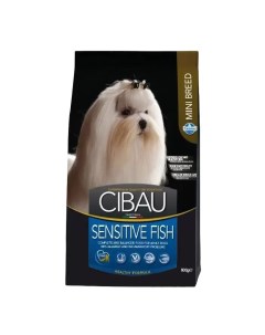Сухой корм для собак Cibau Sensitive Fish Mini при аллергии 2 шт по 0 8 кг Farmina