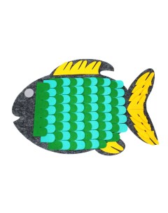 Игрушка для собак нюхательный коврик Рыбка GoSi 50х35см Petto