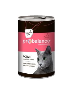 Консервы для кошек Active курица 12шт по 415г Probalance