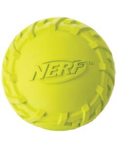 Мяч резиновый пищащий для союак 6 см серия Шина набор синий зелёный Nerf
