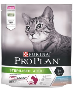 Сухой корм для кошек стерилизованных треска и форель 400 г Pro plan