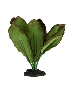 Искусственное растение для аквариума Эхинодорус Розеа 13 см пластик шелк Prime