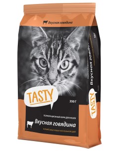 Сухой корм для кошек говядина 0 35кг Tasty