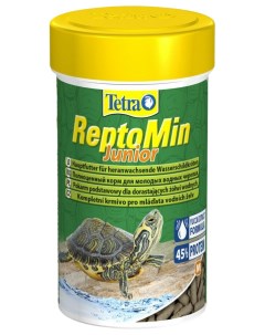 Корм для рептилий ReptoMin Junior для молодых черепах 2 шт по 100 мл Tetra