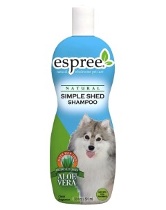 Шампунь для ухода за шерстью в период линьки для собак Simple Shed Shampoo 591мл Espree