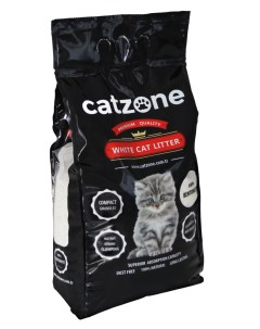 Комкующийся наполнитель для кошек Natural бентонитовый 5 кг 6 л Catzone