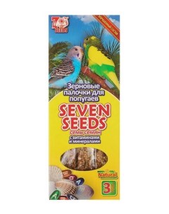 Лакомство для попугаев палочки с витаминами и минералами 90 г 3 шт Seven seeds