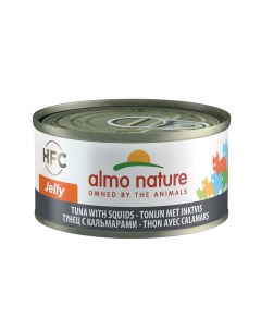 Консервы для кошек HFC Jelly тунец и кальмары 70г Almo nature