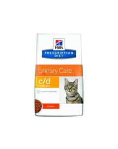 Сухой корм для кошек Prescription Diet Urinary Care c d Multicare с курицей 8 кг Hill`s