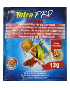 Корм для декоративных рыб PRO Colour для улучшения окраски чипсы 12 г Tetra