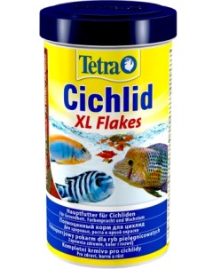 Корм для всех видов цихлид Cichlid XL Flakes хлопья 1 л Tetra