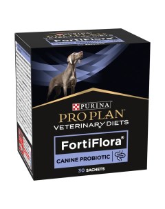 Пищевая добавка для собак и щенков VETERINARY DIETS FortiFlora 30 шт по 1 г Pro plan