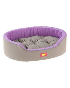 Лежанка для кошек и собак 35x45x13см фиолетовый серый Ferplast