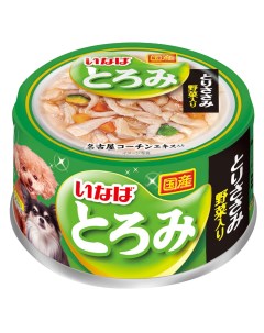 Консервы для собак Toromi куриное филе c овощами 24 шт по 80 г Inaba