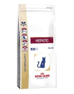 Сухой корм для кошек Hepatic при заболеваниях печени мясо 0 5кг Royal canin