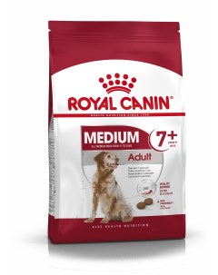 Сухой корм для собак Medium Adult 7 для пожилых средних пород 4 кг Royal canin