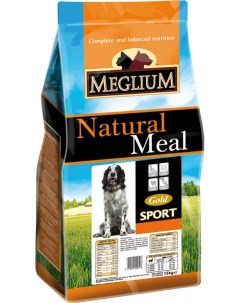Сухой корм для собак Sport Gold для активных мясо овощи 15кг Meglium