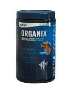Корм для цихлид ORGANIX Cichlid Granulate M 1000 мл гранулы среднего размера Oase