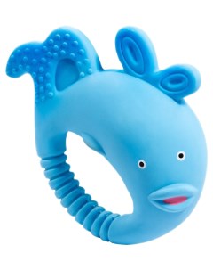 Апорт жевательная игрушка для собак Кит голубой 11 см Триол