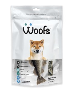 Лакомство для собак Рыбное сушеное 100 г Woofs