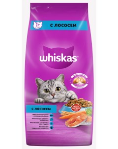 Сухой корм для кошек подушечки с паштетом с лососем 5кг Whiskas