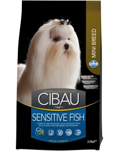 Сухой корм для собак Cibau Adult Mini Sensitive рыба 2 5кг Farmina